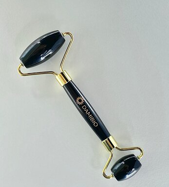 DAMIBIO Face Roller Obsidián v dárkové krabičce