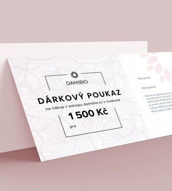 Dárkový poukaz 1 500 Kč