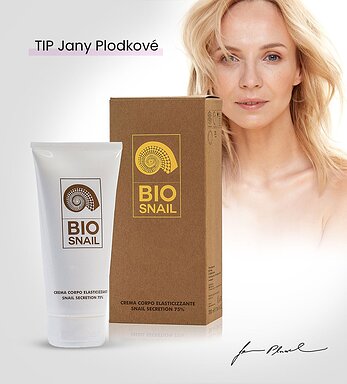 Bio Snail BIO Elastizující tělový krém se sekrecí ze šneků 75% 200 ml