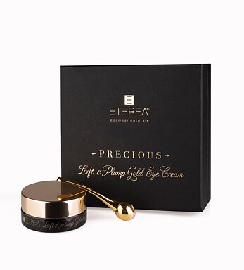 Eterea BIO Zlatý oční krém Lift & Plump s masážním aplikátorem 15 ml