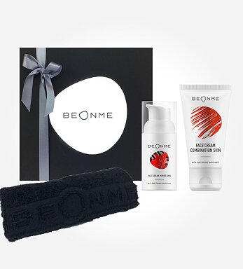 BeOnMe BIO Dárkový set péče o mastnou a smíšenou pleť
