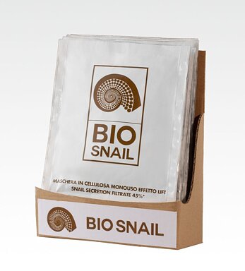 Bio Snail BIO Celulózová maska na obličej s extraktem ze šneků 45% 18 ml
