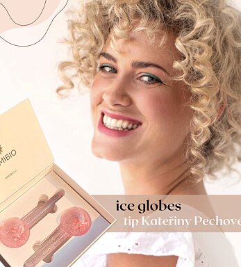 DAMIBIO Ice Globes Růžová esence v dárkové krabičce