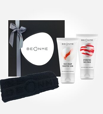 BeOnMe BIO Dárkový set péče o citlivou a dehydratovanou pleť