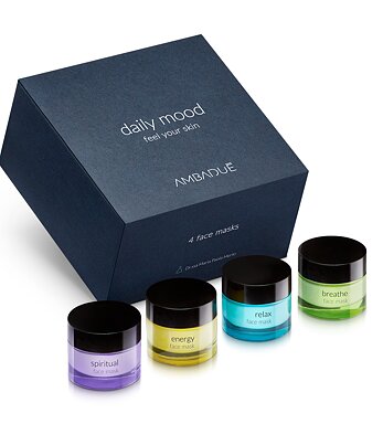 Ambadué BIO Sada 4 pleťových masek Daily Mood 120 ml