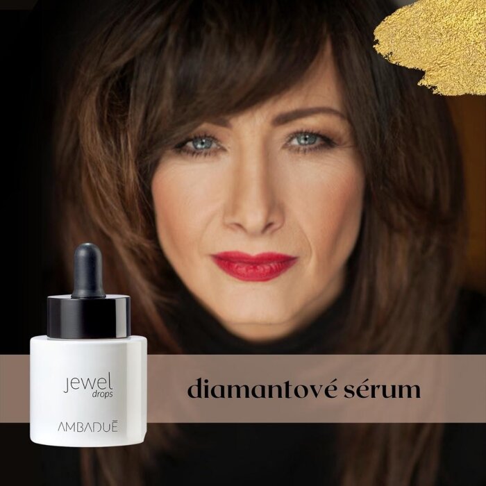 Zpěvačka a herečka Daniela Šinkorová a její oblíbené pleťové sérum Ambadué