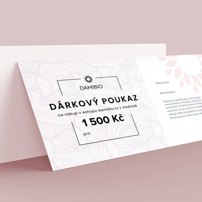 Dárkový poukaz 1 500 Kč