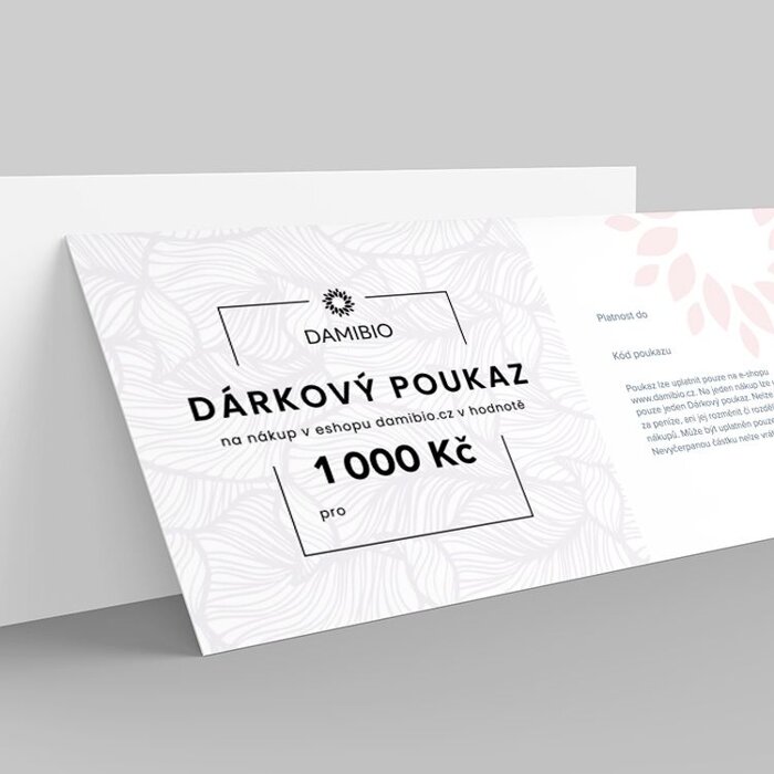 Dárkový poukaz 1 000 Kč