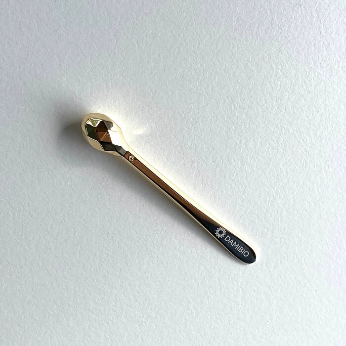 DAMIBIO masážní aplikátor na pleťové sérum Diamond žluté zlato