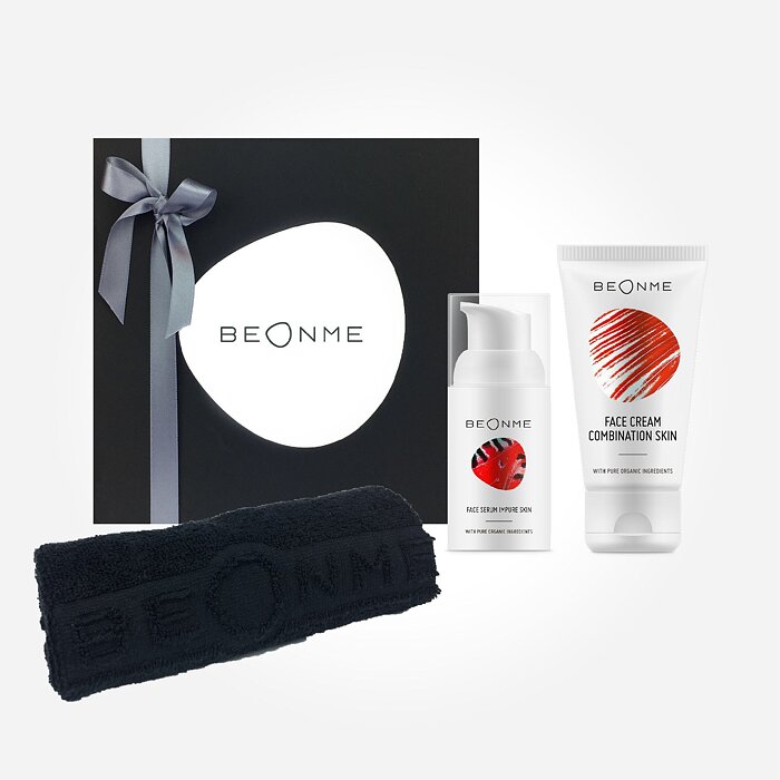 BeOnMe BIO Dárkový set péče o mastnou a smíšenou pleť