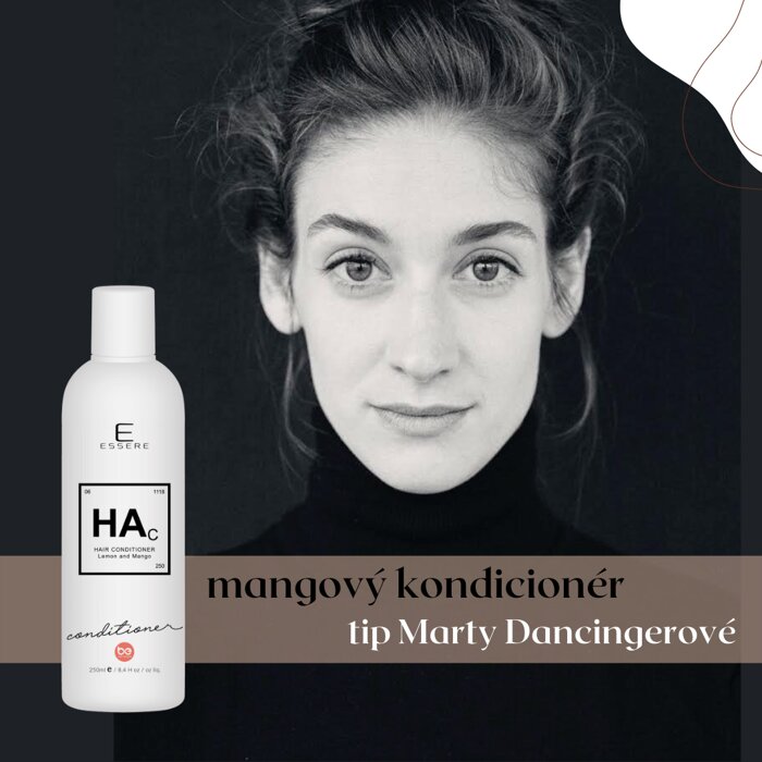 Herečka Marta Dancingerová a její oblíbený kondicionér 