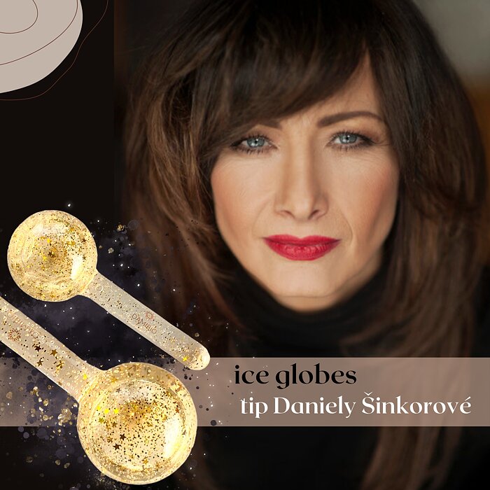 Herečka Daniela Šinkorová a její oblíbené DAMIBIO Ice Globes Zlatá luxusní esence