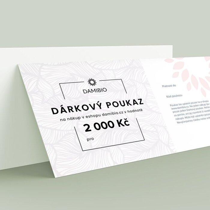 Dárkový poukaz 2 000 Kč