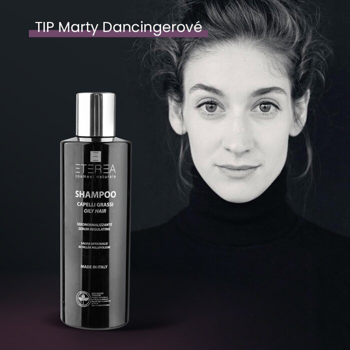 Herečka Marta Dancingerová a její oblíbený šampon Eterea