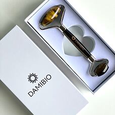 DAMIBIO Face Roller Tygří oko v dárkové krabičce
