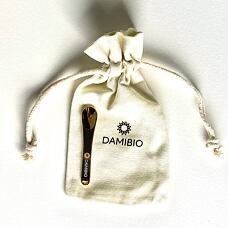 DAMIBIO Lžička na aplikaci krému žluté zlato v dárkové taštičce